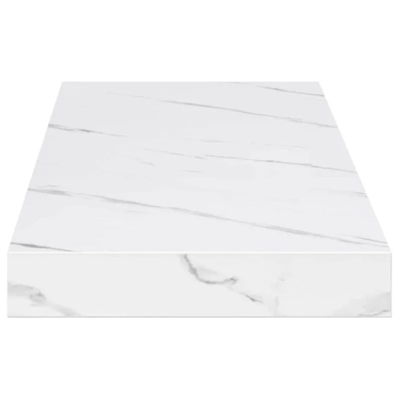 Sieninė lentyna Balti marmuro 80 x 23,5 x 4 cm Apdirbta mediena