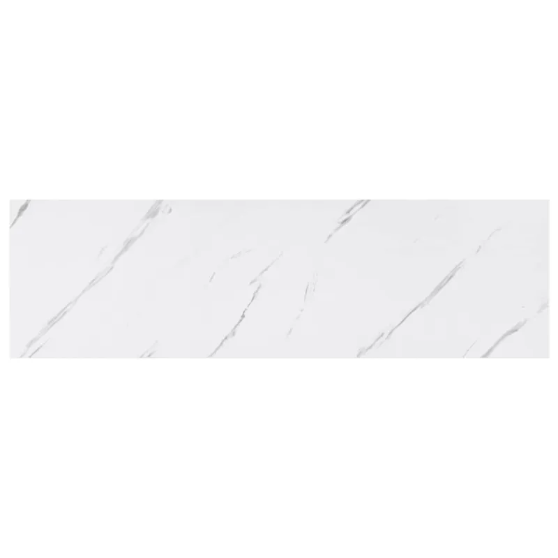 Sieninė lentyna Balti marmuro 80 x 23,5 x 4 cm Apdirbta mediena