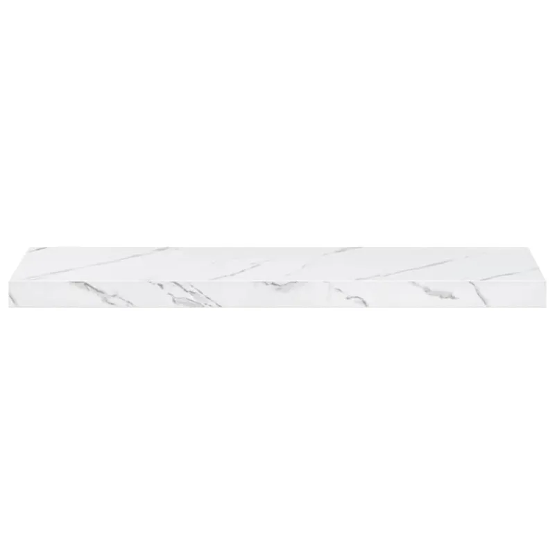 Sieninė lentyna 4 pcs Balti marmuro 80 x 23,5 x 4 cm