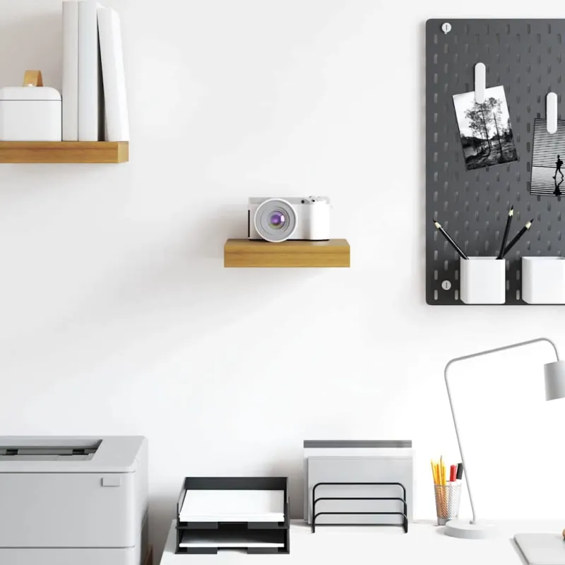 Sieninė lentyna Smėlio 23 x 23,5 x 4 cm Apdirbta mediena