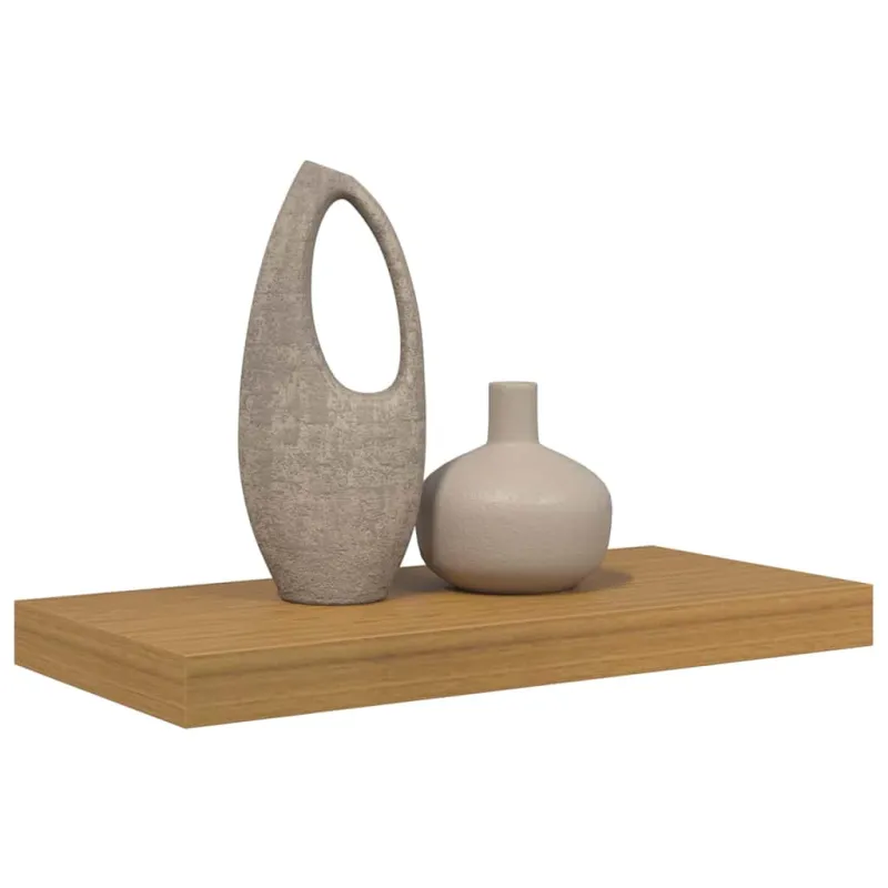 Sieninė lentyna Smėlio 50 x 23 x 4 cm Apdirbta mediena