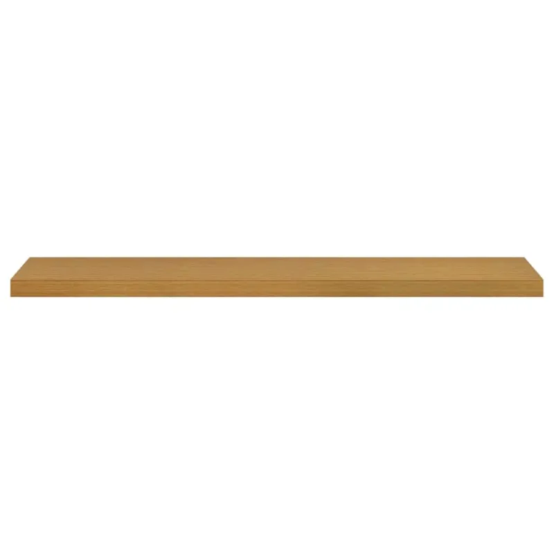 Sieninė lentyna 2 pcs Smėlio 120 x 23,5 x 4 cm Apdirbta mediena