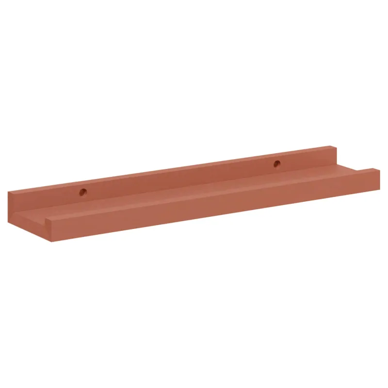Sieninė lentyna 2 pcs Raudona 40 x 9 x 3 cm Apdirbta mediena