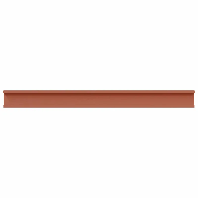 Sieninė lentyna 2 pcs Raudona 100 x 9 x 3 cm Apdirbta mediena