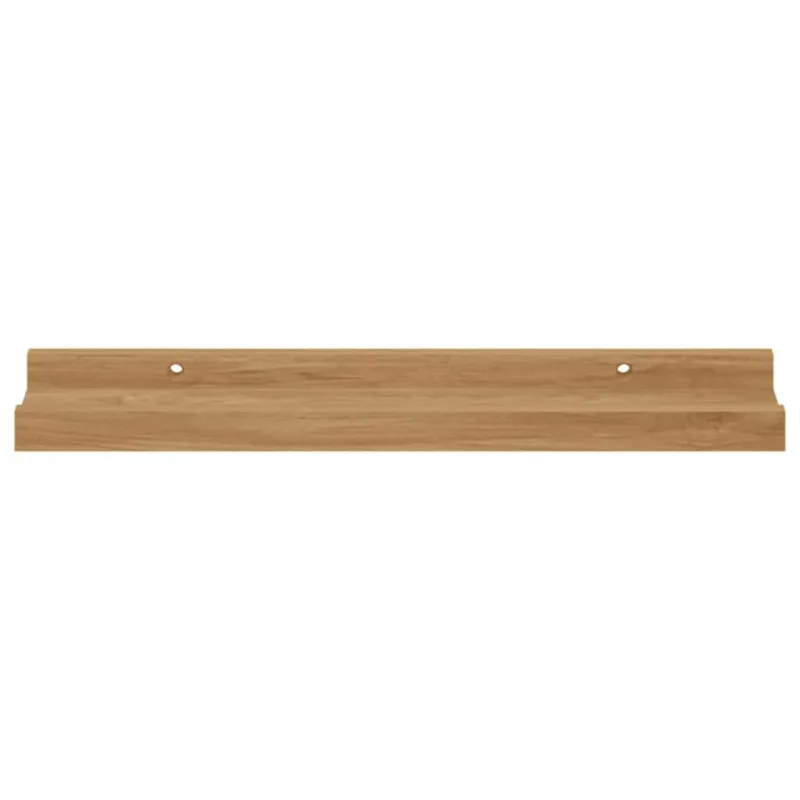 Sieninė lentyna 2 pcs Ruda 40 x 9 x 3 cm Apdirbta mediena