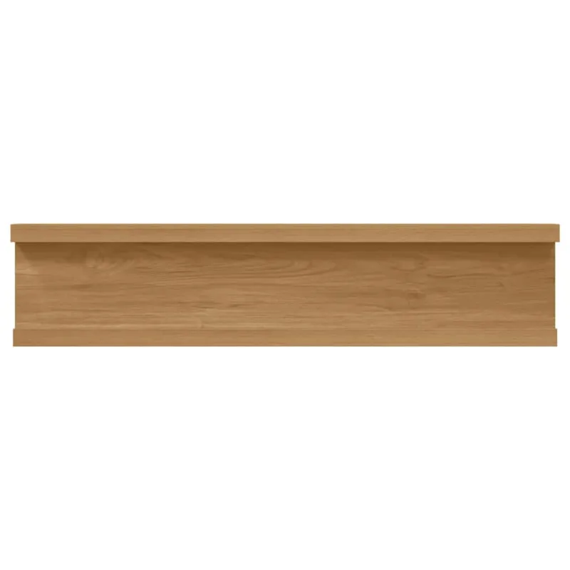 Sieninė lentyna 2 pcs Ruda 40 x 9 x 3 cm Apdirbta mediena