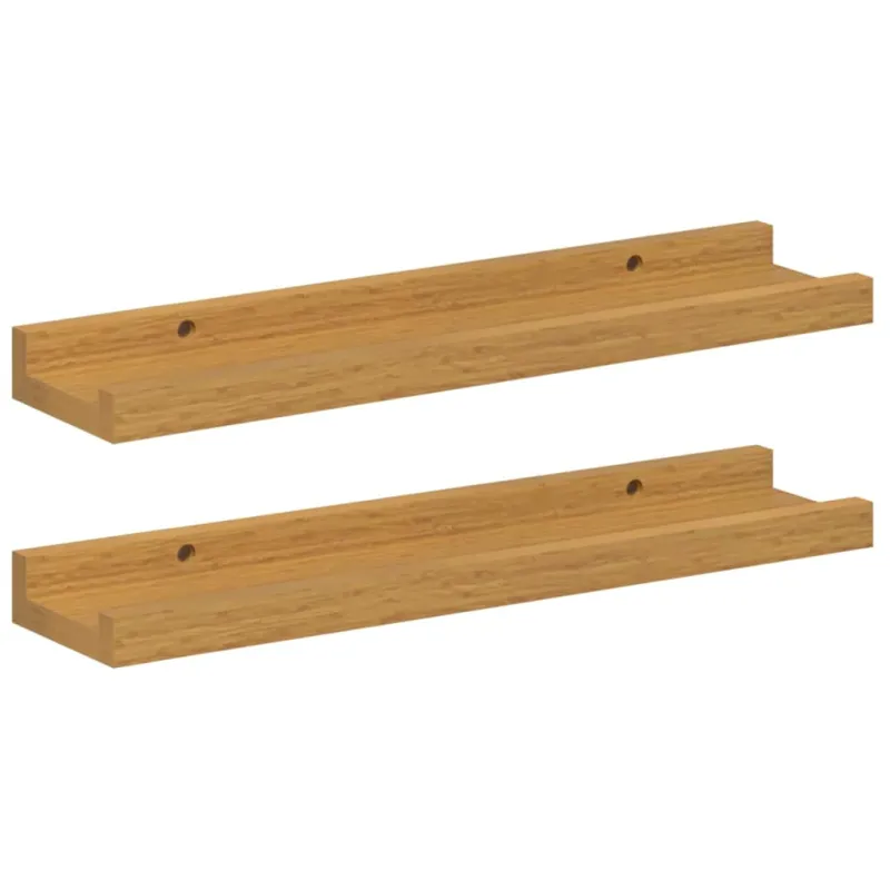 Sieninė lentyna 2 pcs Smėlio 40 x 9 x 3 cm Apdirbta mediena