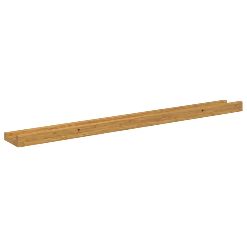 Sieninė lentyna 2 pcs Smėlio 80 x 9 x 3 cm Apdirbta mediena