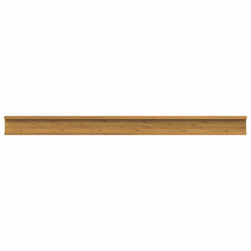 Sieninė lentyna 4 pcs Smėlio 115 x 9 x 3 cm Apdirbta mediena