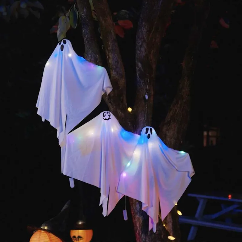 Helovino Kabančios Ghost 3 pcs Balta 52 x 62 cm Poliesteris