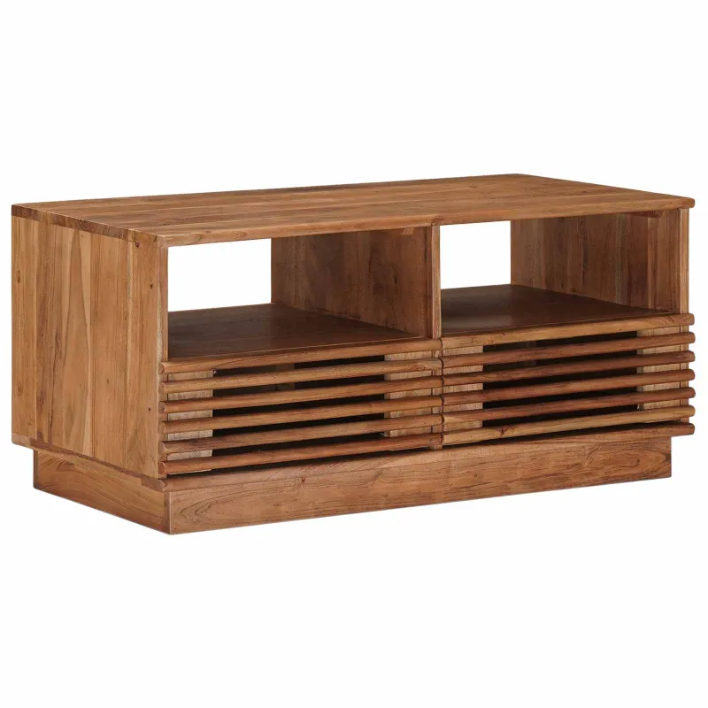 Rankų darbo kavos stalas Teak medžio rudas 85 x 45,5 x 40 cm