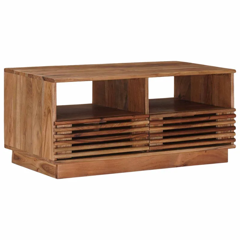 Rankų darbo kavos stalas Teak medžio rudas 85 x 45,5 x 40 cm