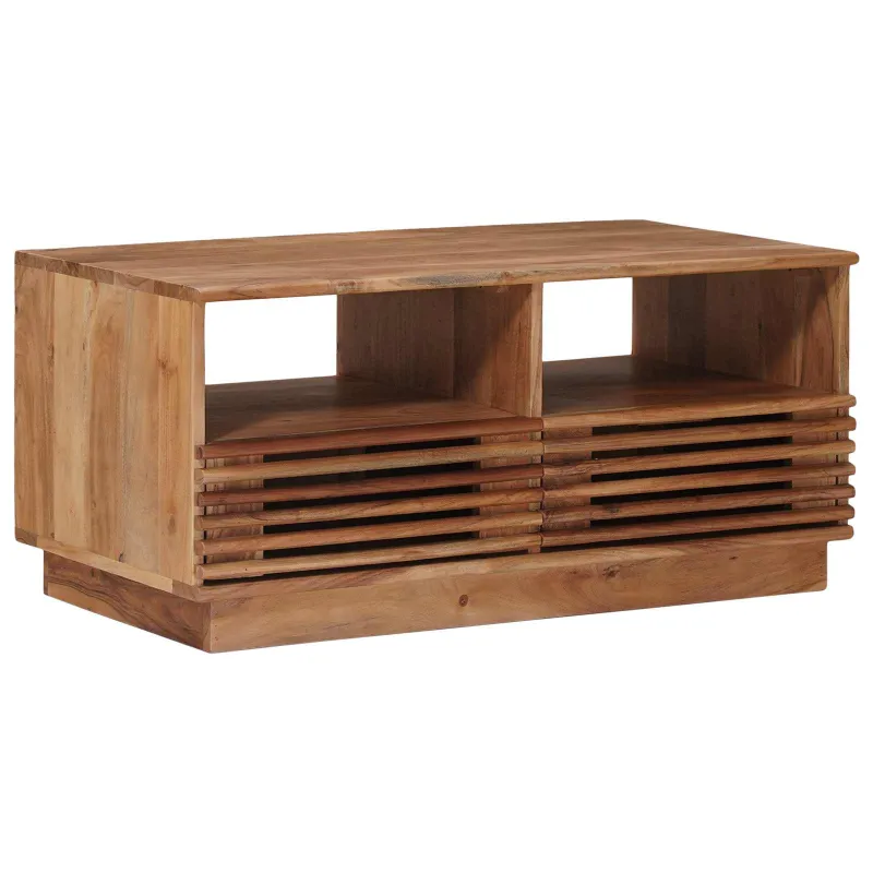 Rankų darbo kavos stalas Teak medžio rudas 85 x 45,5 x 40 cm