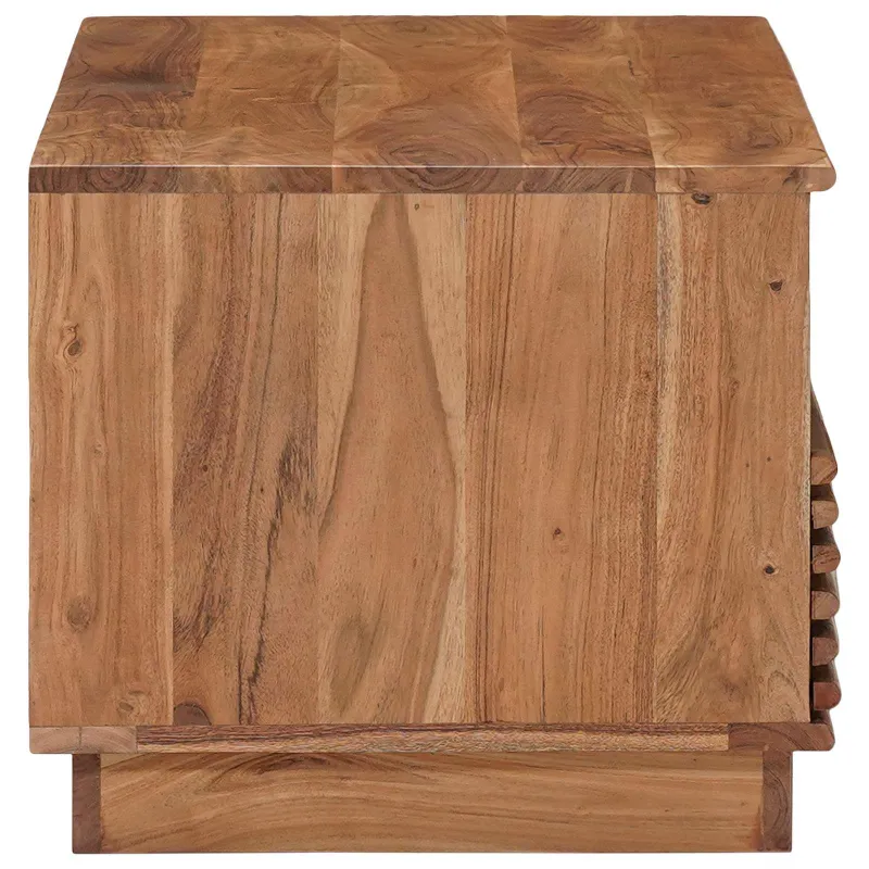 Rankų darbo kavos stalas Teak medžio rudas 85 x 45,5 x 40 cm