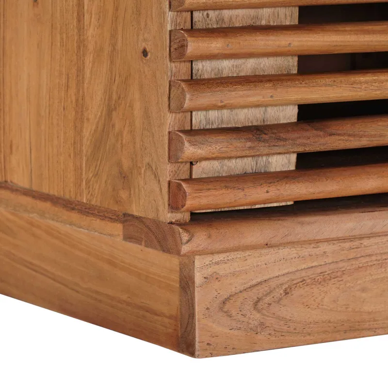 Rankų darbo kavos stalas Teak medžio rudas 85 x 45,5 x 40 cm