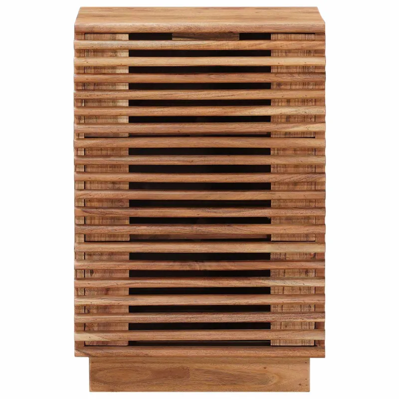 Rankų darbo naktinė spintelė Teak medžio rudas 40 x 30 x 60 cm