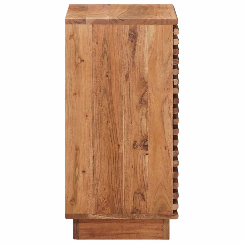 Rankų darbo naktinė spintelė Teak medžio rudas 40 x 30 x 60 cm