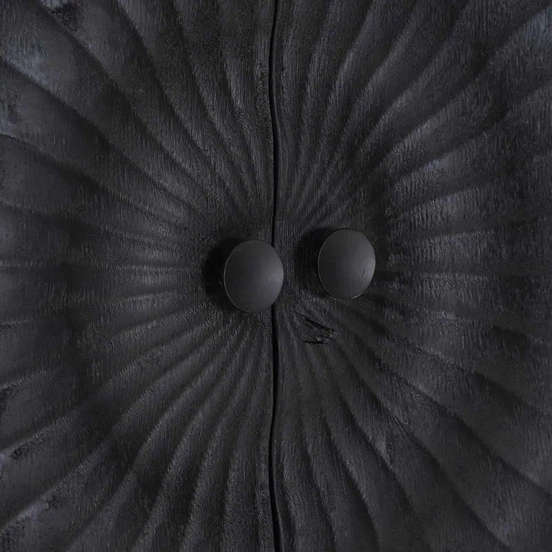 Aukštas spintelė Juodas 55 x 30 x 95 cm