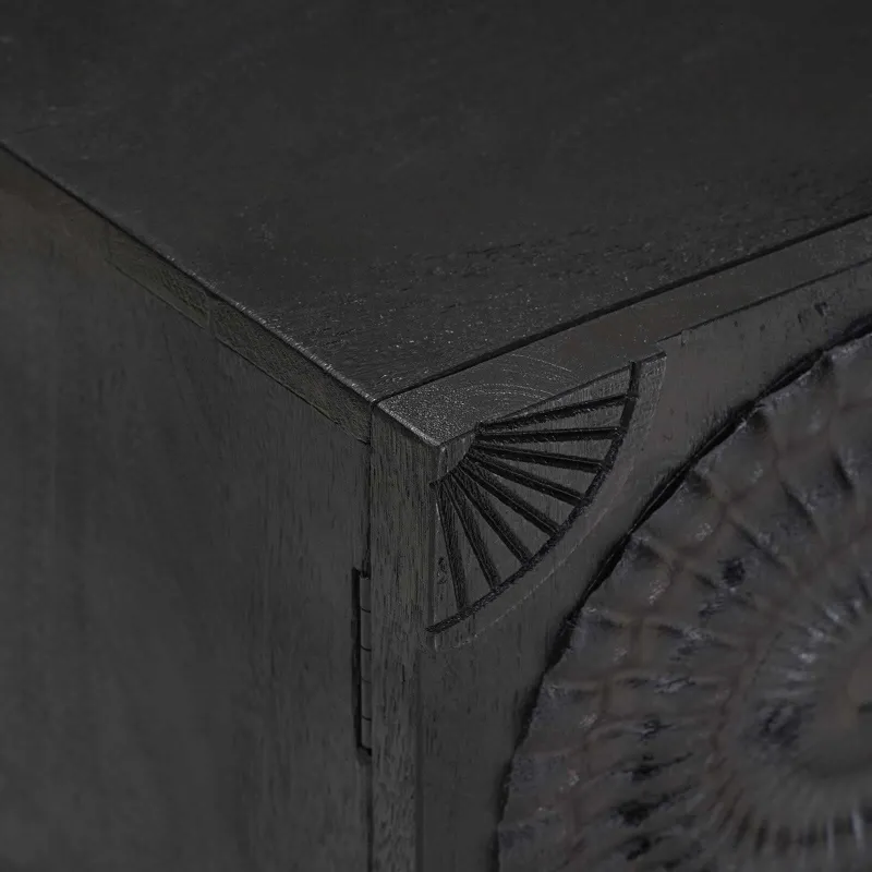 Televizoriaus spintelė su lentyna Juodas 105 x 30 x 35 cm