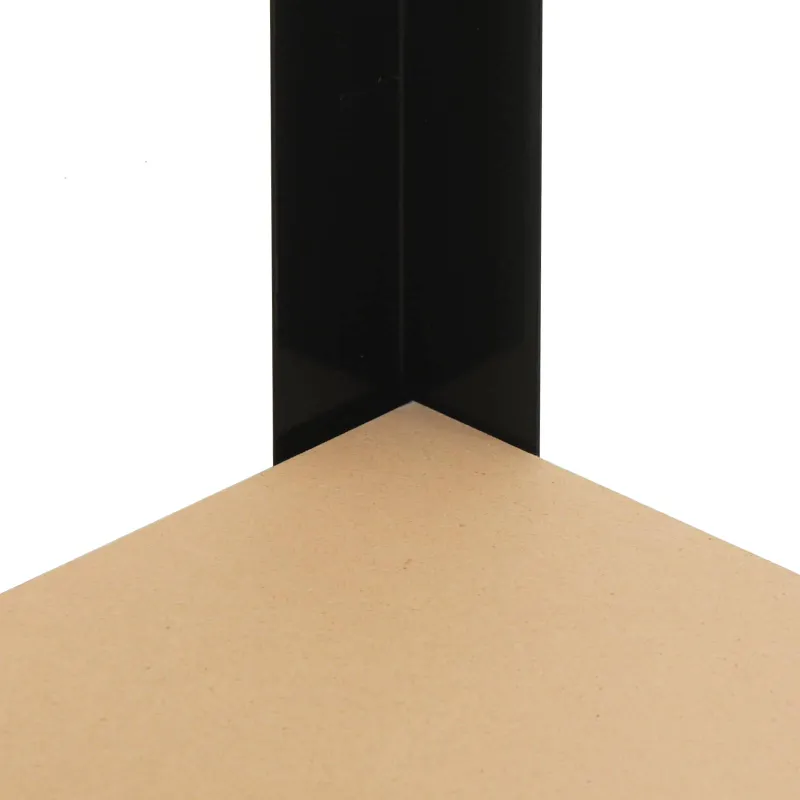 Darbo stalas su lentyna su saugykla Juodas 115 x 55 x 91 cm