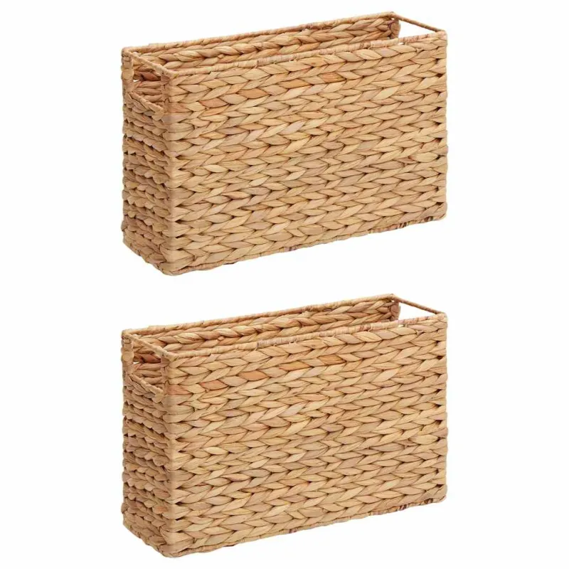 Žurnalų Krepšiai 2 pcs Natūrali 39 x 14 x 25 cm