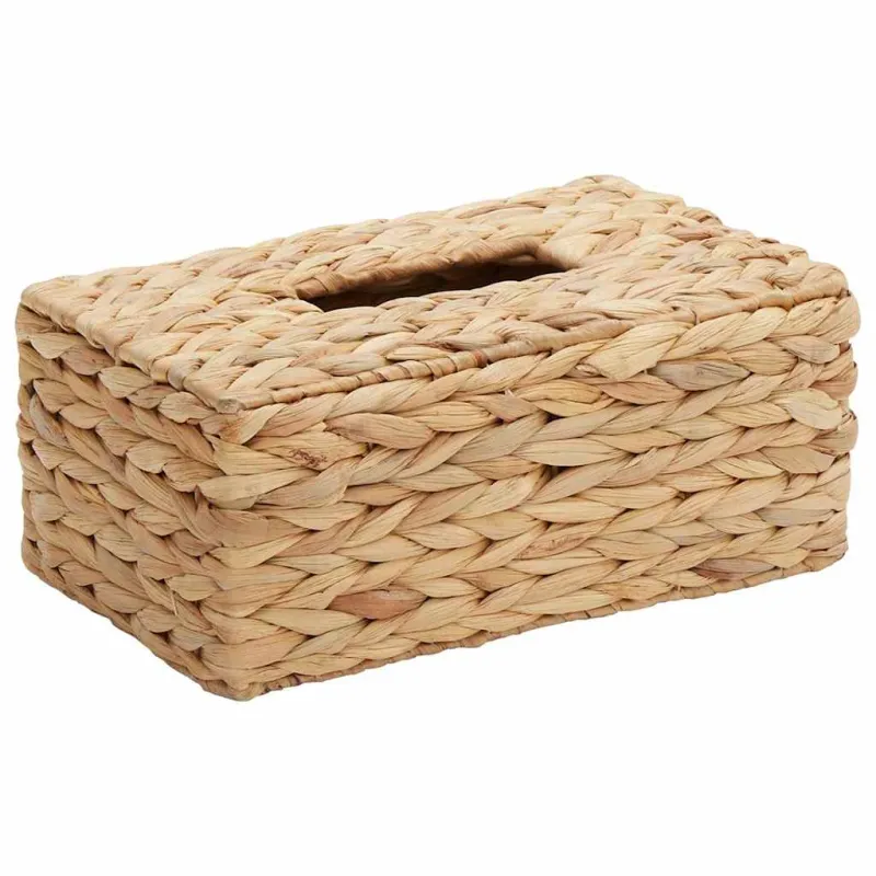 Servetėlių dėžutės dangčiai 2 pcs Vandens hiacintas Natūrali