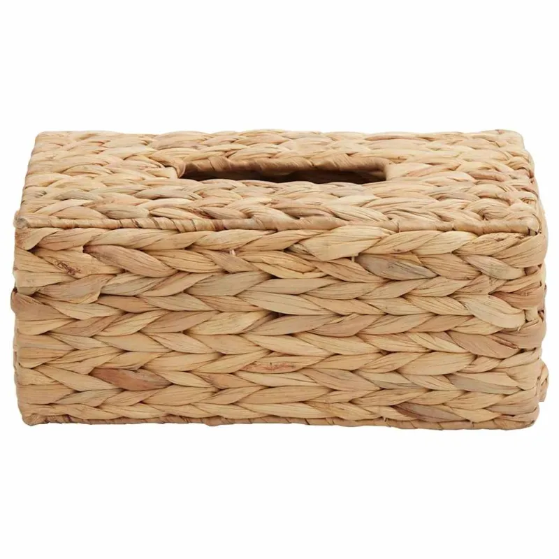 Servetėlių dėžutės dangčiai 2 pcs Vandens hiacintas Natūrali