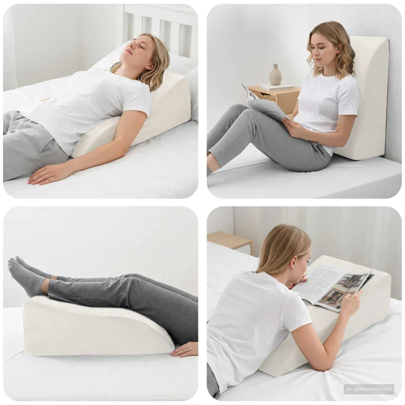 Koja pagalvė Balta 68 x 40 x 21,5 cm PU putos