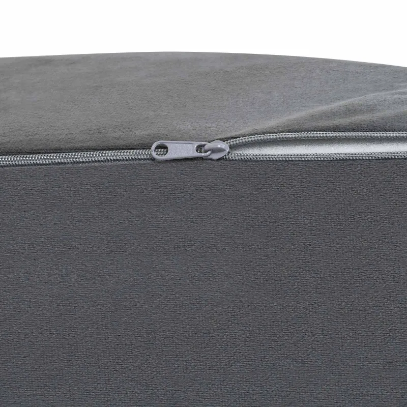 Koja pagalvė Pilka 68 x 41 x 21 cm PU putos
