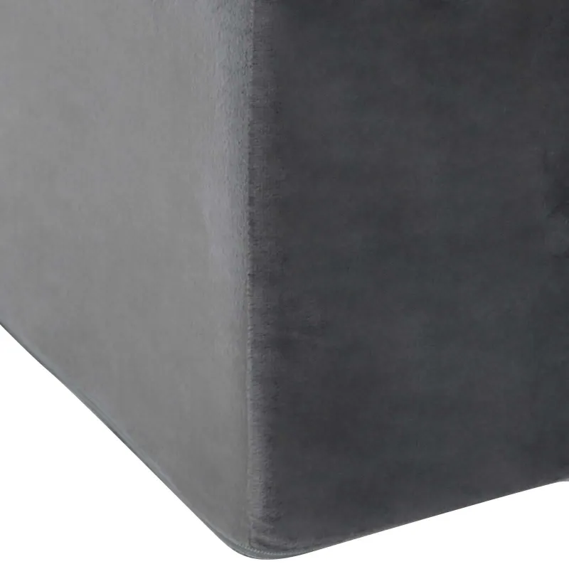 Koja pagalvė Pilka 68 x 41 x 21 cm PU putos