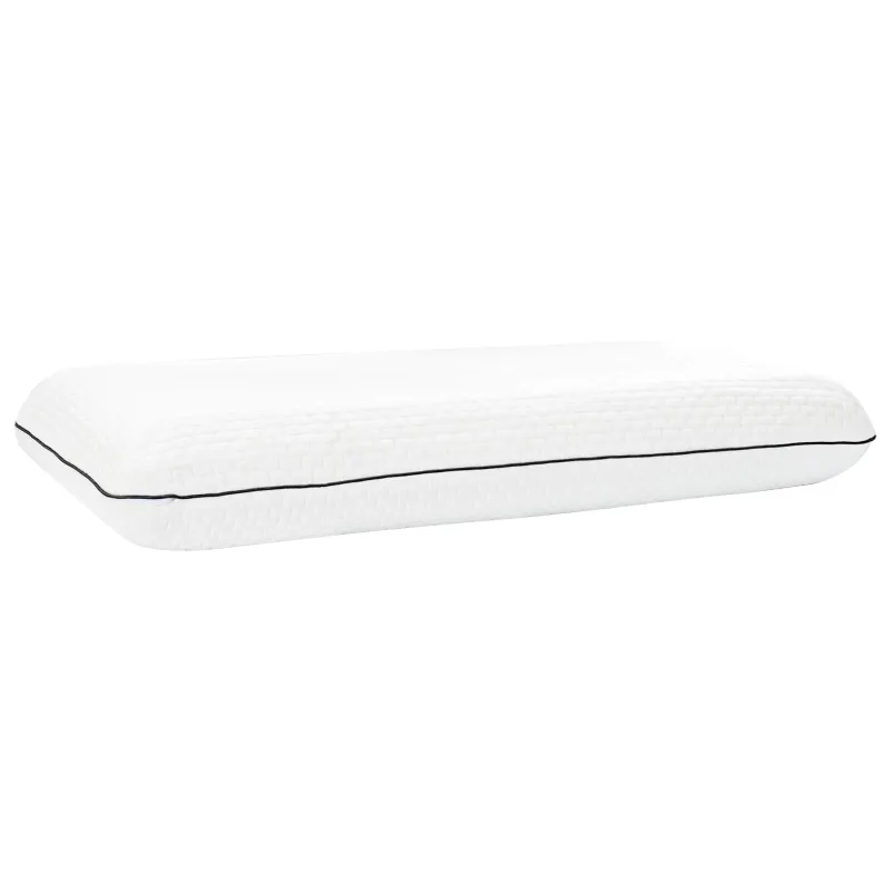 Miegamoji pagalvė Paprastas Balta 80 x 40 x 12 cm Gelio putos