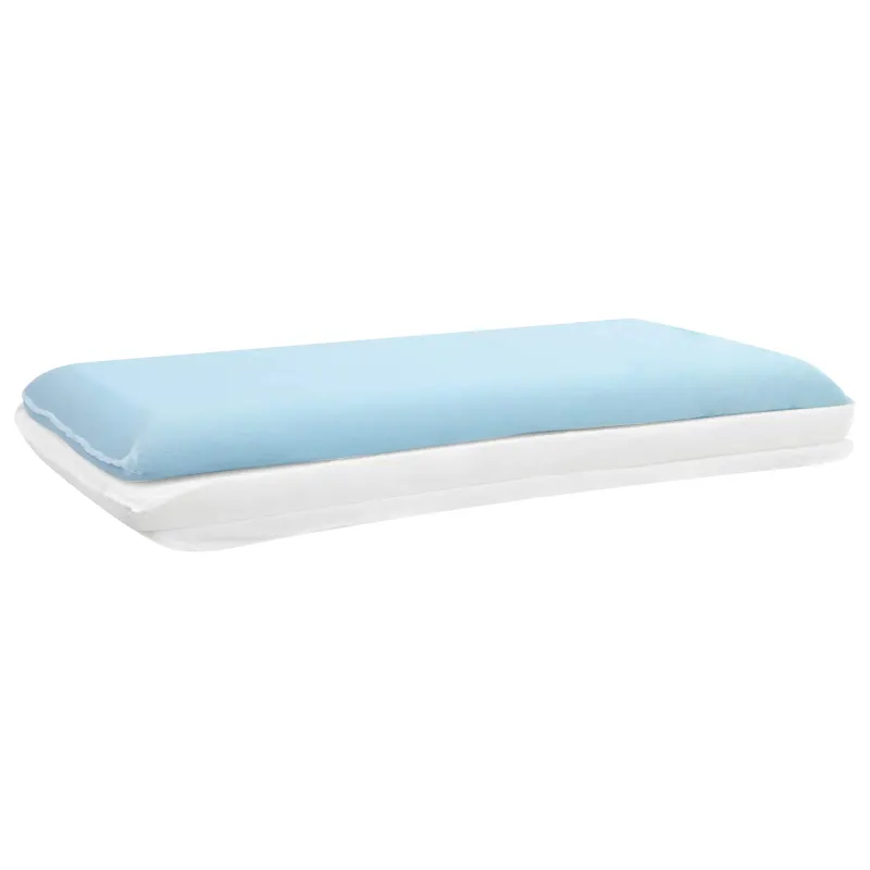 Miegamoji pagalvė Paprastas Balta 70 x 35 x 10 cm Gelio putos