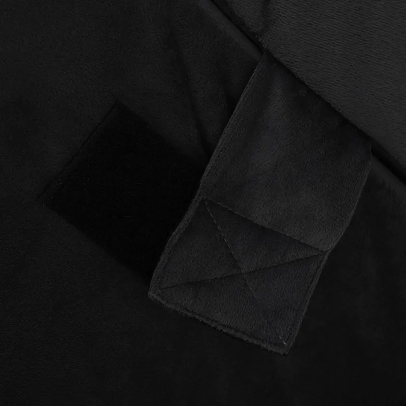 Kampinis pagalvė Juoda 55 x 55 x 26 cm Atminties putos