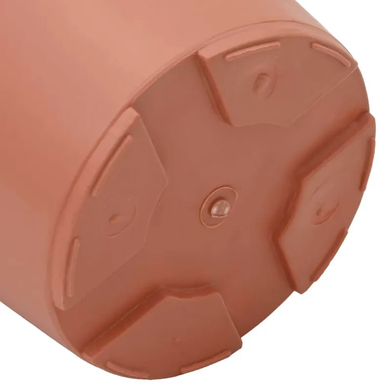 Apvalus gėlių vazonas 6 pcs Raudona plyta Ø 19 x 16 cm
