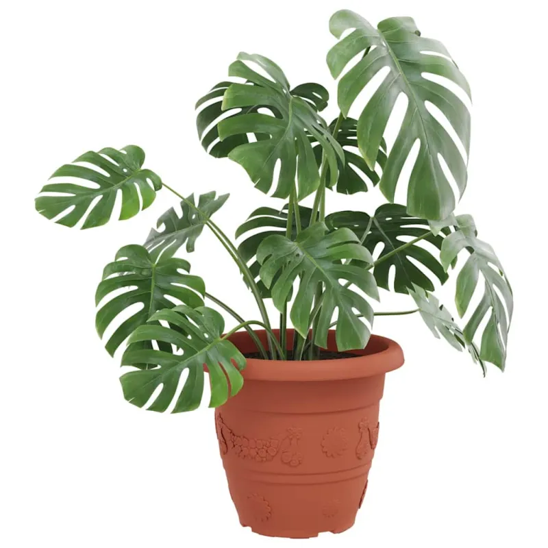 Apvalus gėlių vazonas 24 pcs Raudona plyta Ø 39 x 32 cm