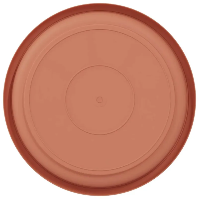 Apvalus gėlių padėklas 6 pcs Raudona plyta Ø 14 x 2 cm