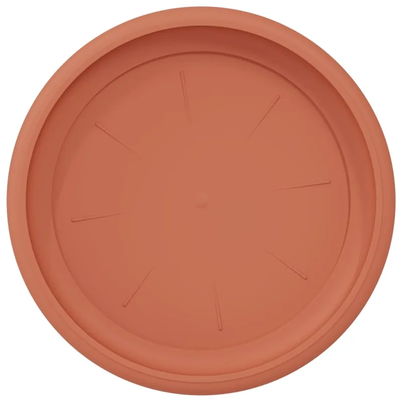 Apvalus gėlių padėklas 6 pcs Raudona plyta Ø 19 x 2 cm