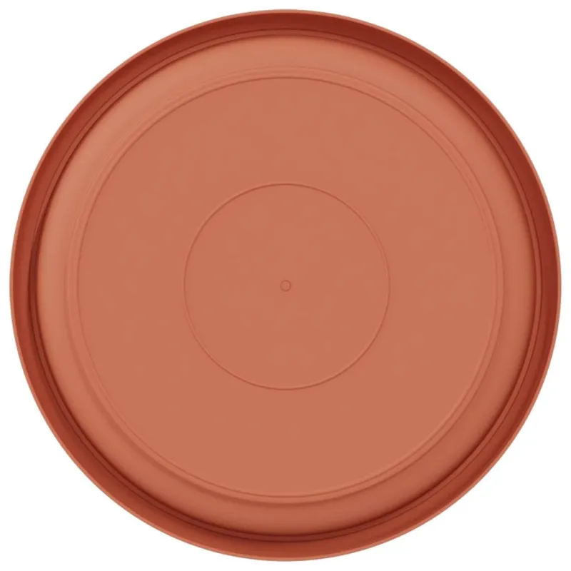 Apvalus gėlių padėklas 6 pcs Raudona plyta Ø 21,5 x 2,5 cm