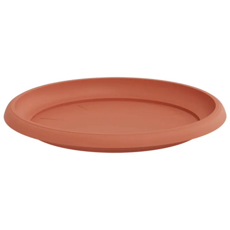 Apvalus gėlių padėklas 6 pcs Raudona plyta Ø 23,5 x 2,5 cm