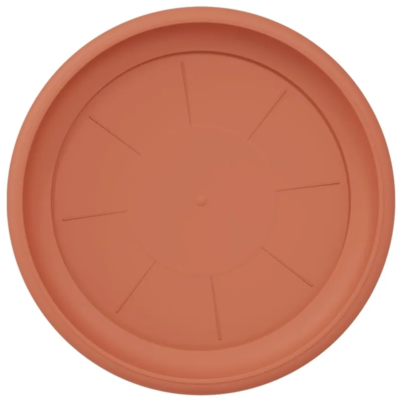 Apvalus gėlių padėklas 6 pcs Raudona plyta Ø 27 x 2,5 cm