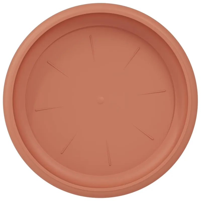Apvalus gėlių padėklas 24 pcs Raudona plyta Ø 14 x 2 cm