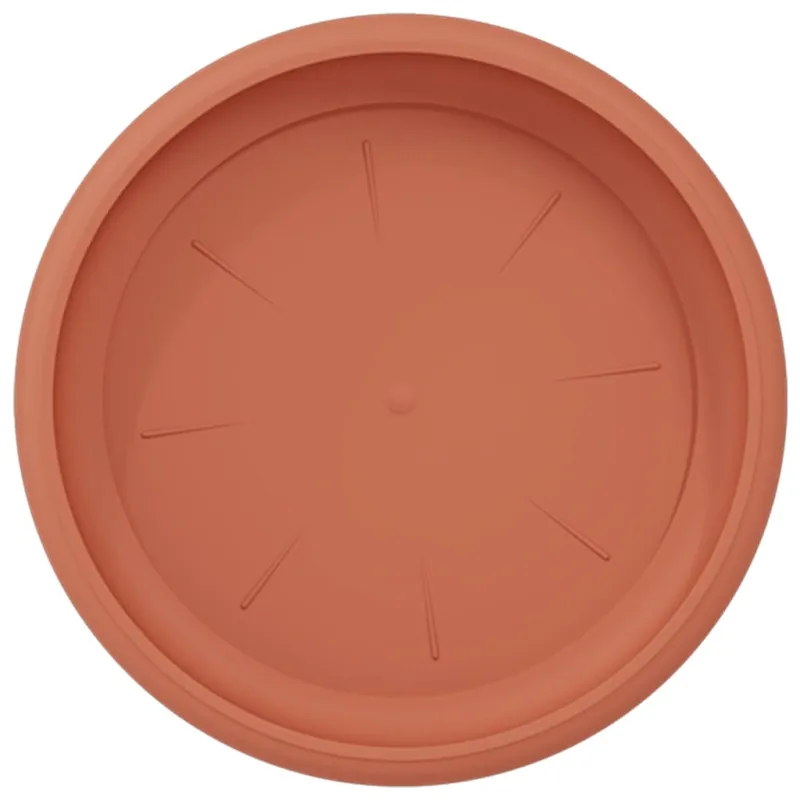 Apvalus gėlių padėklas 24 pcs Raudona plyta Ø 14 x 2 cm