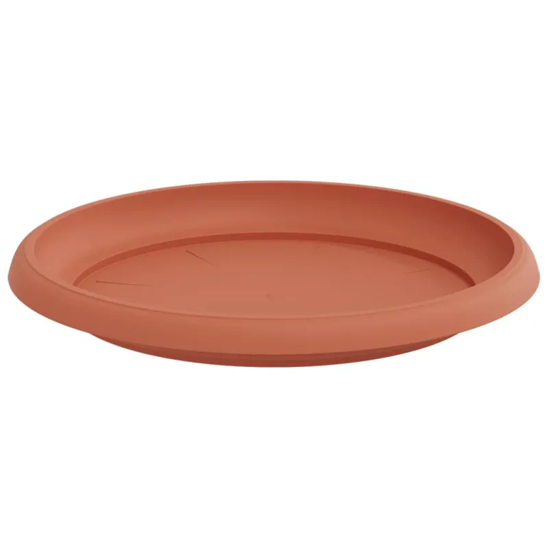 Apvalus gėlių padėklas 24 pcs Raudona plyta Ø 21,5 x 2,5 cm