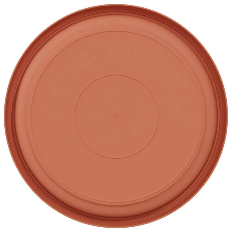 Apvalus gėlių padėklas 24 pcs Raudona plyta Ø 23,5 x 2,5 cm