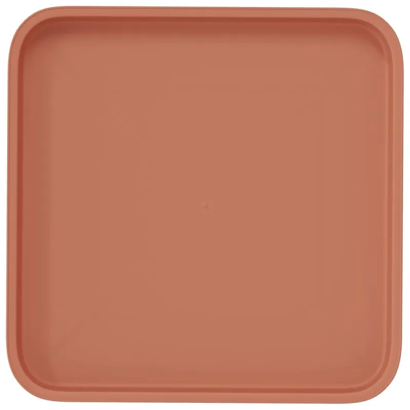 Kvadratinis gėlių padėklas 6 pcs Raudona plyta 32 x 32 x 2,5 cm