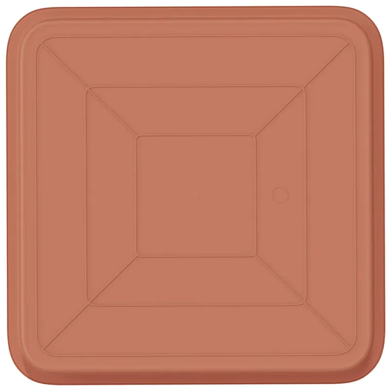 Kvadratinis gėlių padėklas 6 pcs Raudona plyta 36 x 36 x 2.5 cm