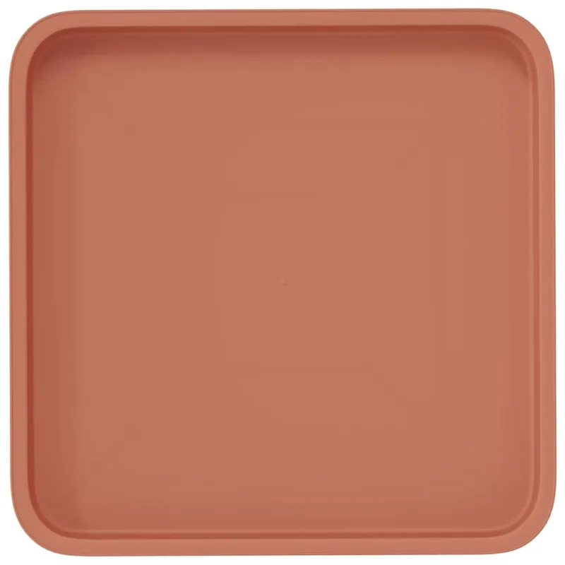 Kvadratinis gėlių padėklas 6 pcs Raudona plyta 36 x 36 x 2.5 cm