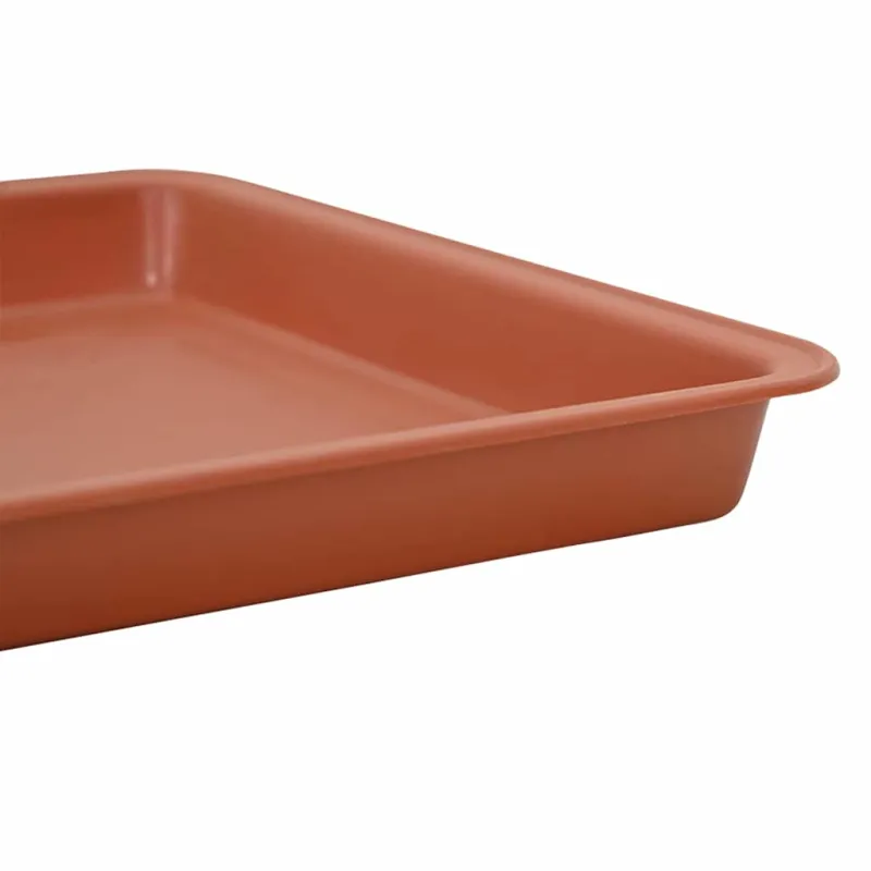 Kvadratinis gėlių padėklas 6 pcs Raudona plyta 36 x 36 x 2.5 cm