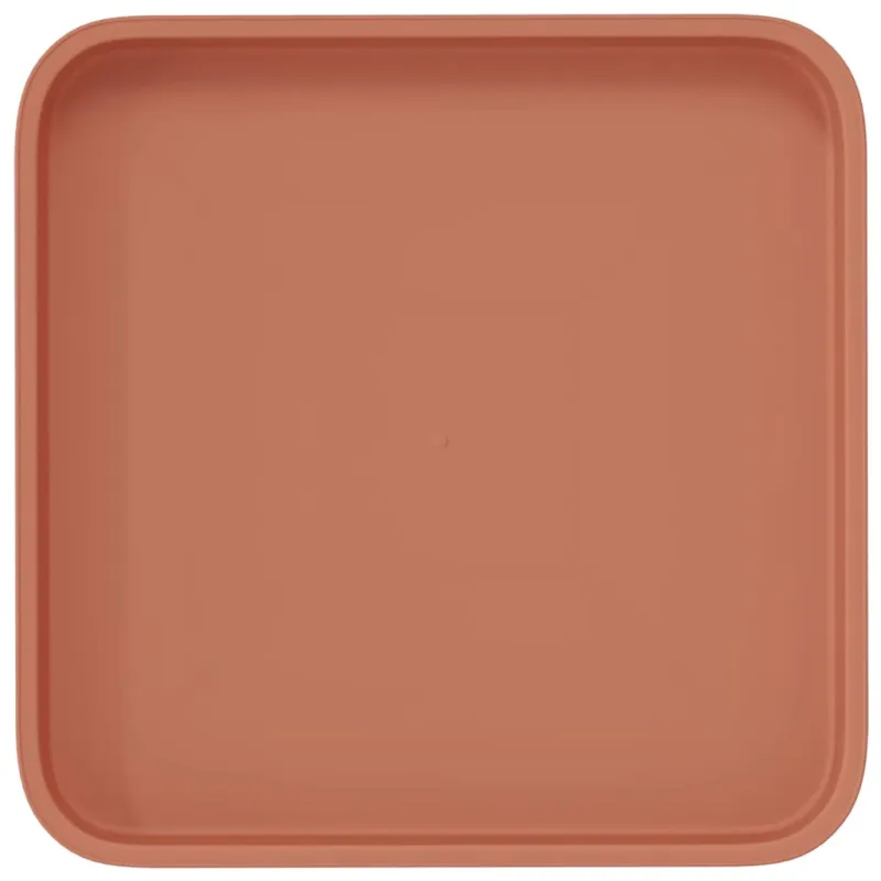 Kvadratinis gėlių padėklas 24 pcs Raudona plyta 21 x 21 x 2 cm