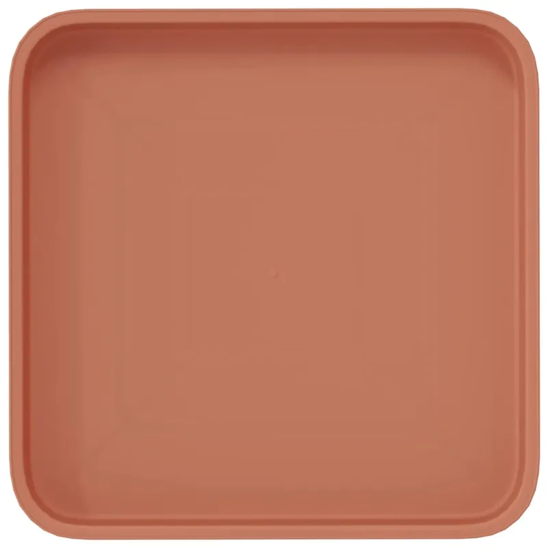 Kvadratinis gėlių padėklas 24 pcs Raudona plyta Plastmasė